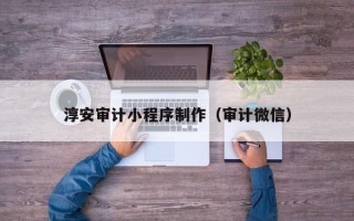 潜江淳安审计小程序制作（审计微信）